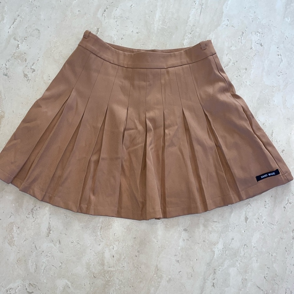 Cute Pleated Skirt skort lined size S